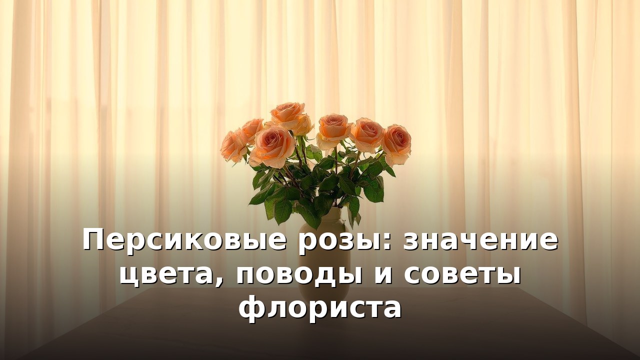 Персиковые розы: значение цвета, поводы и советы флориста