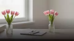 Пудровые тюльпаны коллеге: уместно ли и как выбрать