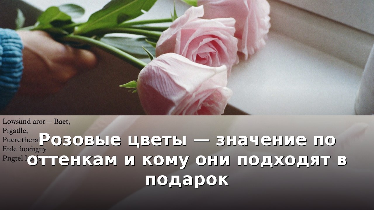 Розовые цветы — значение по оттенкам и кому они подходят в подарок