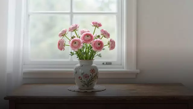Розовые ранункулюсы бабушке: уместно ли и как выбрать