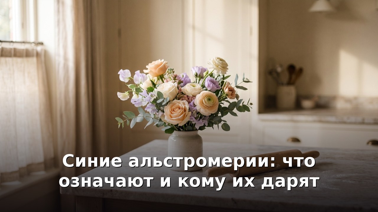 Синие альстромерии: что означают и кому их дарят