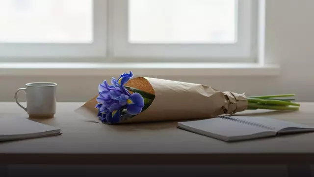 Синие ирисы коллеге: уместно ли и как выбрать букет