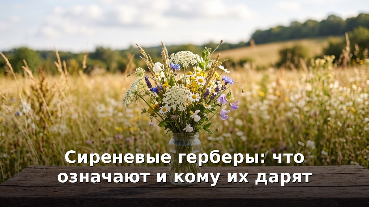 Сиреневые герберы: что означают и кому их дарят