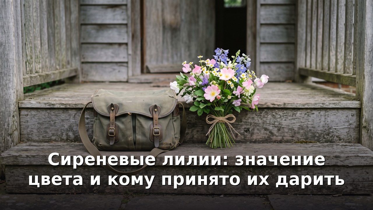 Сиреневые лилии: значение цвета и кому принято их дарить
