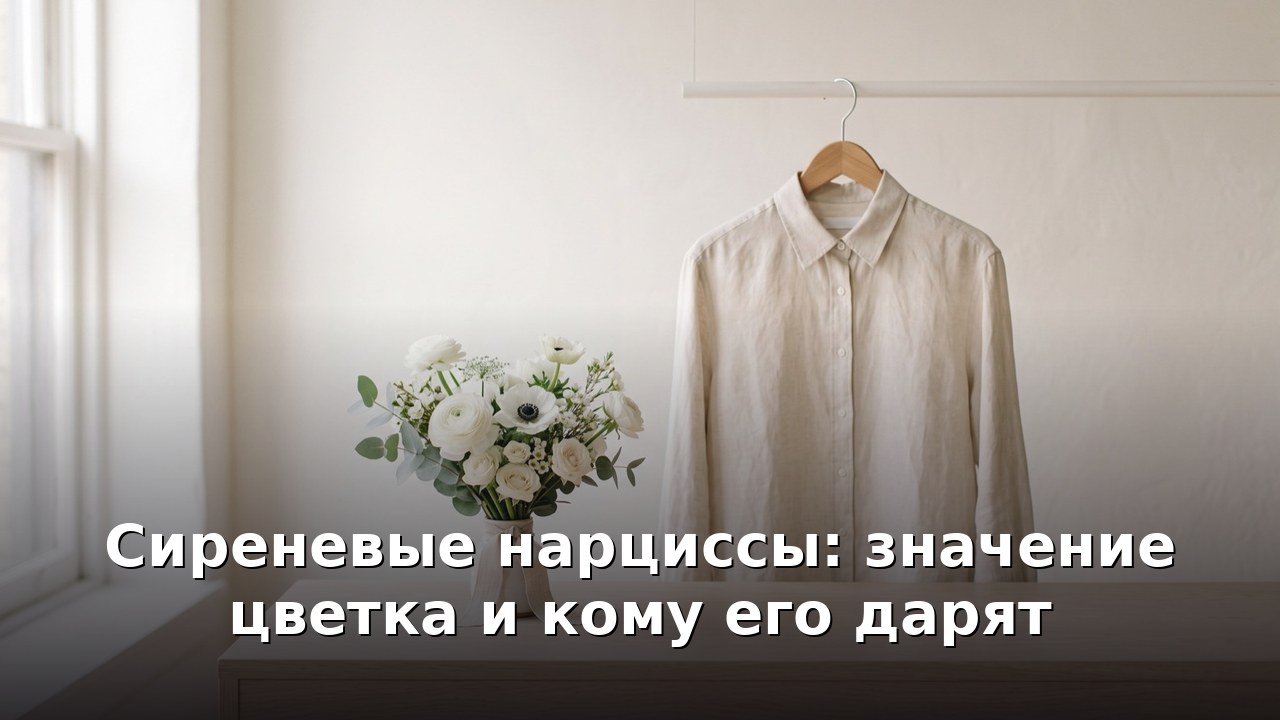 Сиреневые нарциссы: значение цветка и кому его дарят