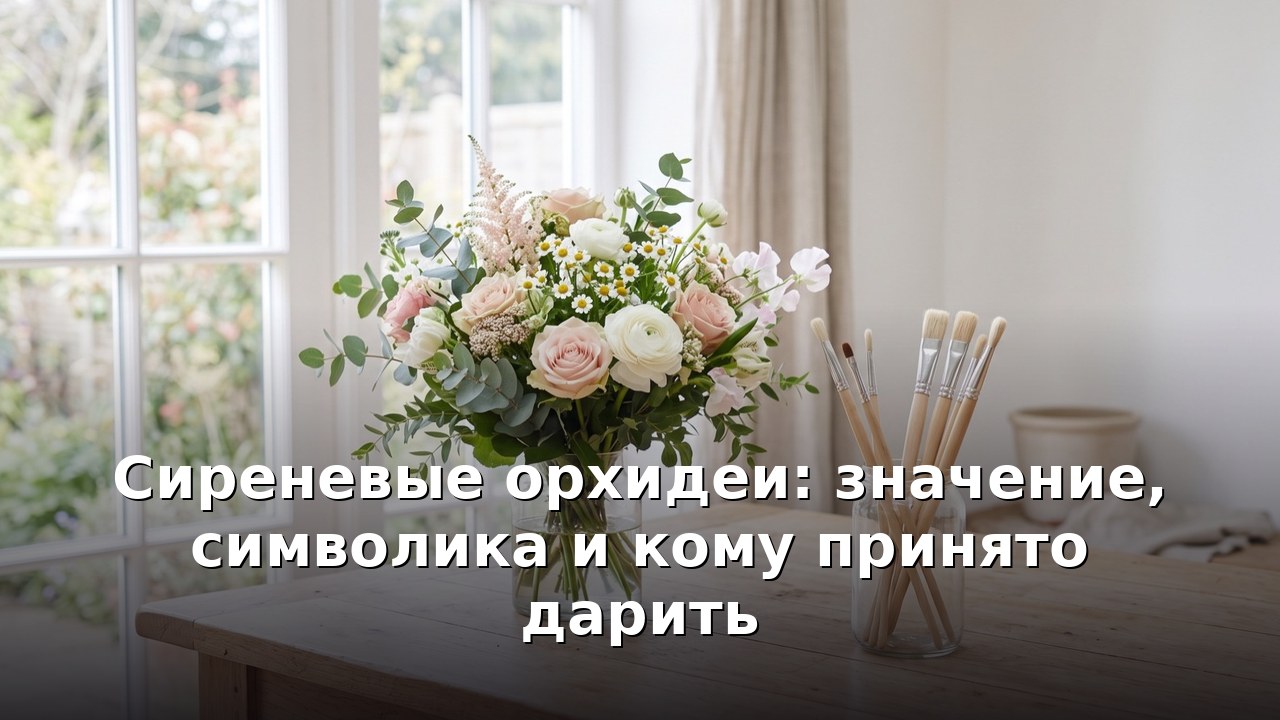 Сиреневые орхидеи: значение, символика и кому принято дарить