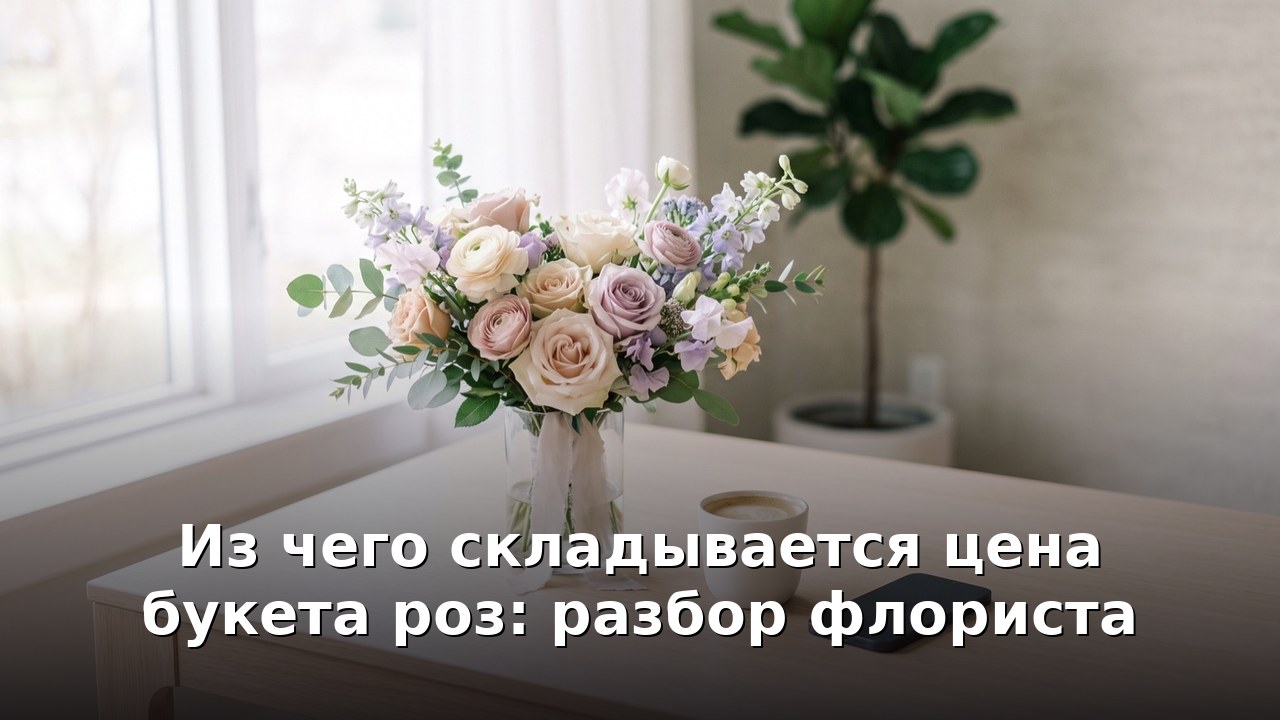 Из чего складывается цена букета роз: разбор флориста