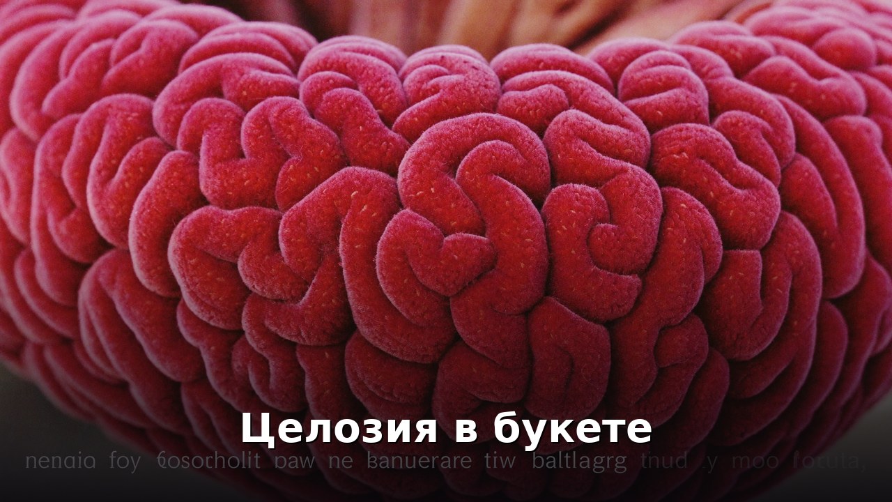 Целозия в букете