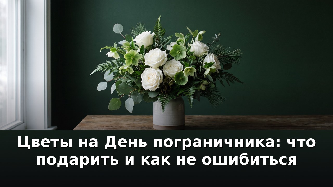 Цветы на День пограничника: что подарить и как не ошибиться