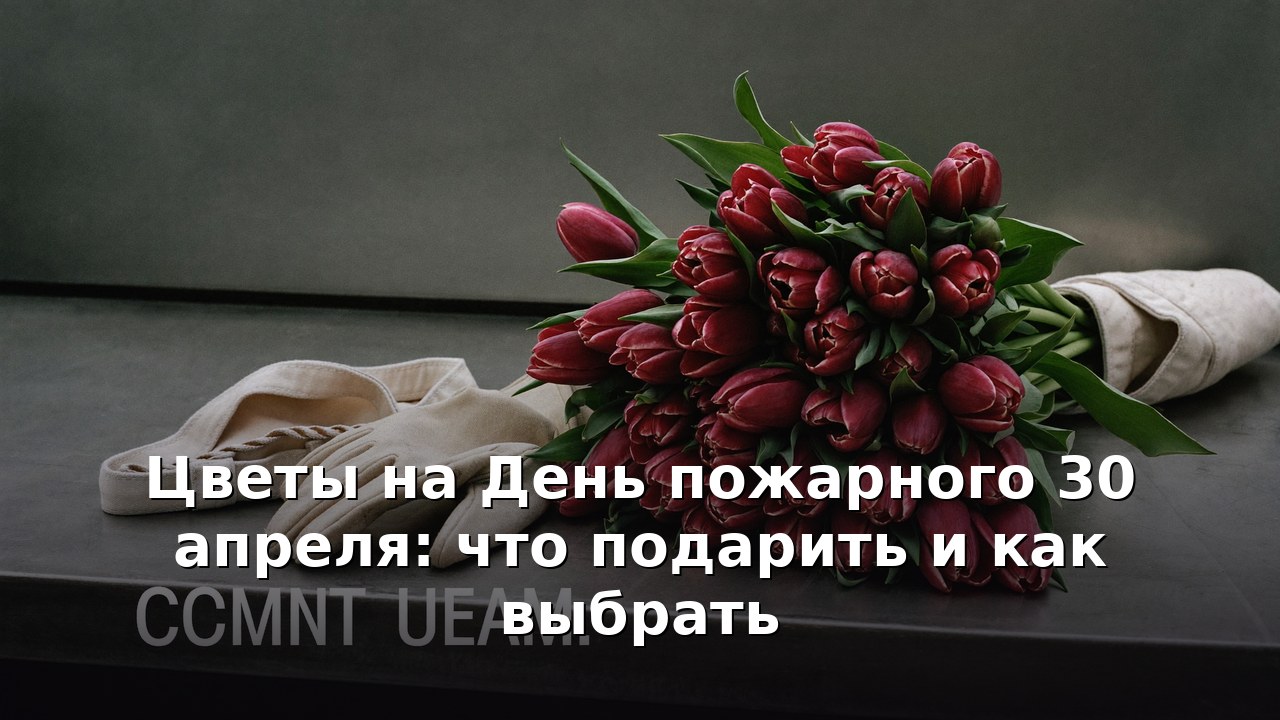 Цветы на День пожарного 30 апреля: что подарить и как выбрать
