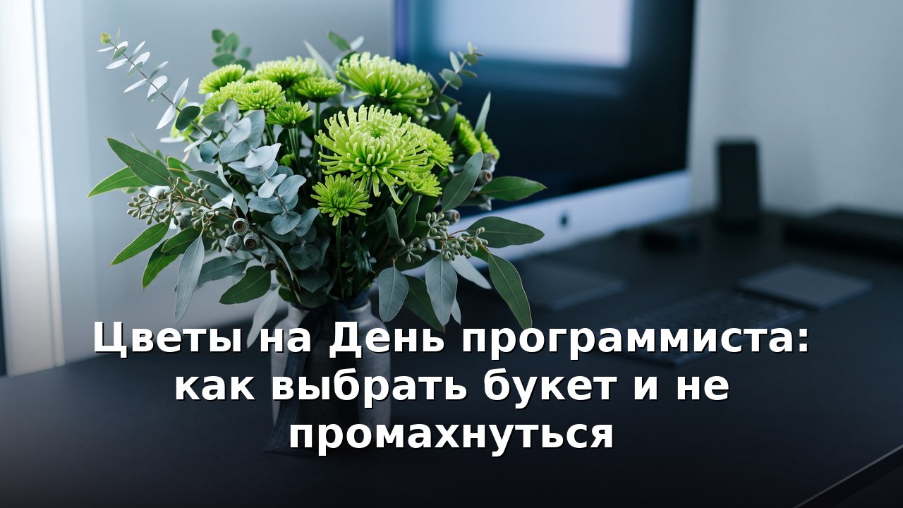 Цветы на День программиста: как выбрать букет и не промахнуться