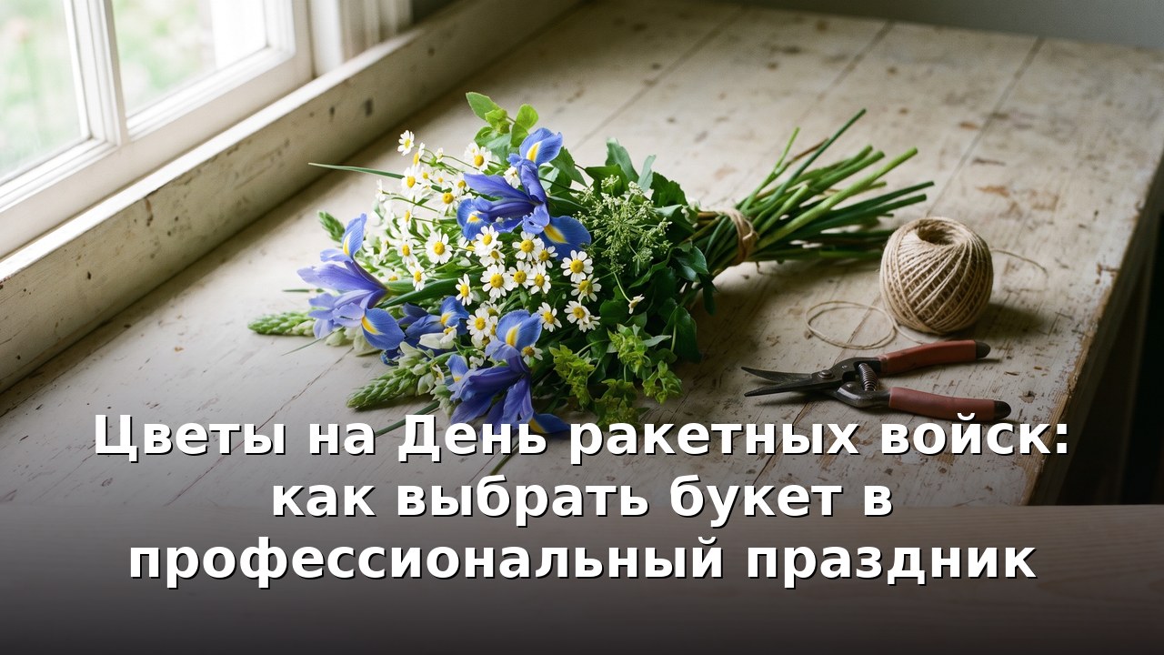Цветы на День ракетных войск: как выбрать букет в профессиональный праздник