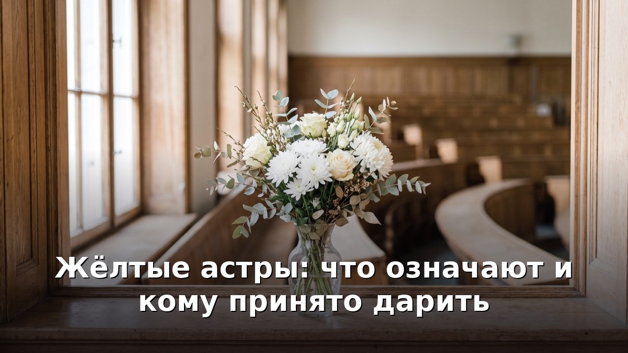 Жёлтые астры: что означают и кому принято дарить