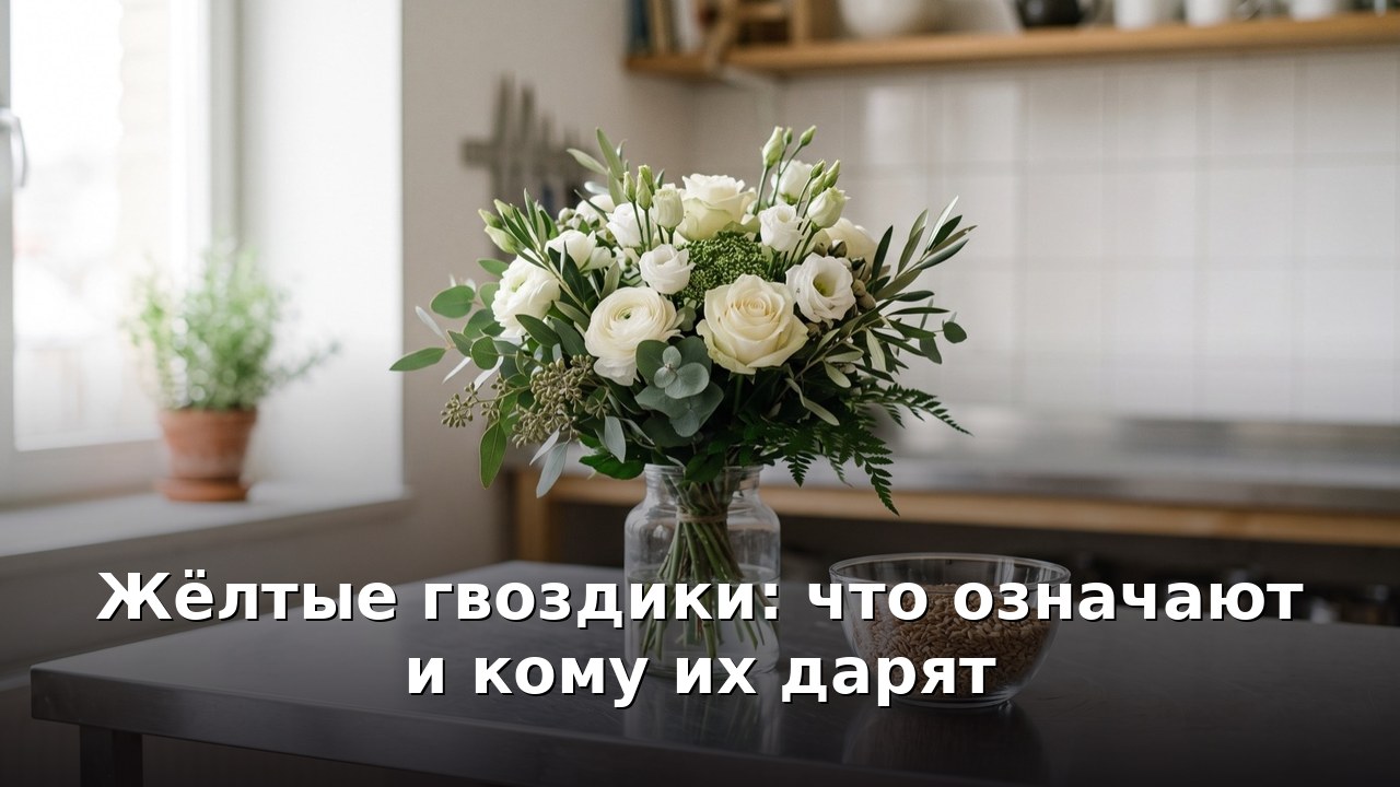 Жёлтые гвоздики: что означают и кому их дарят