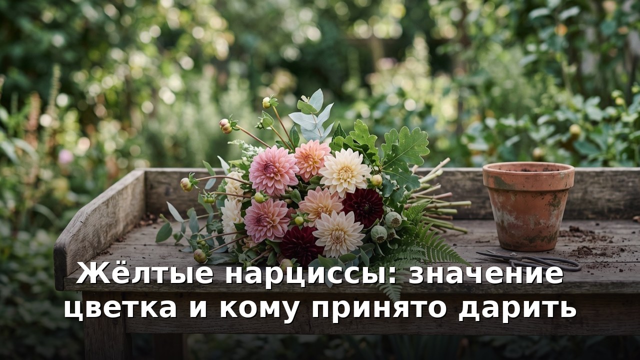 Жёлтые нарциссы: значение цветка и кому принято дарить