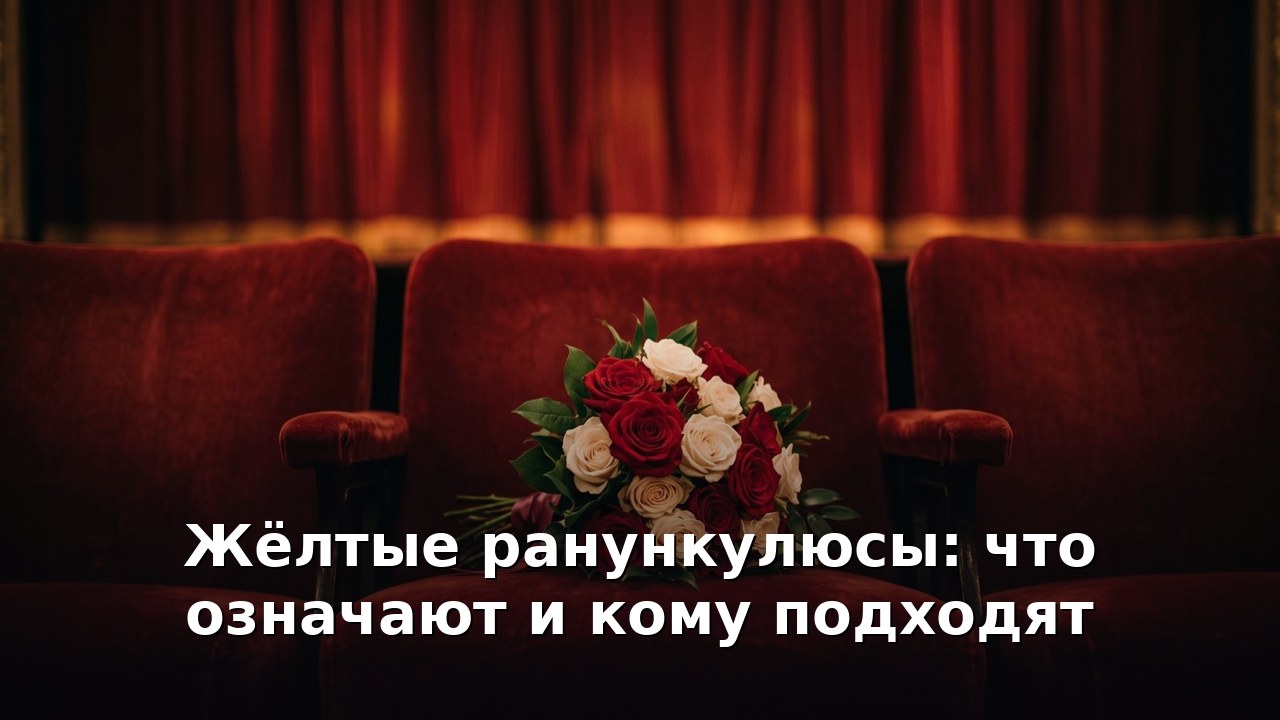 Жёлтые ранункулюсы: что означают и кому подходят