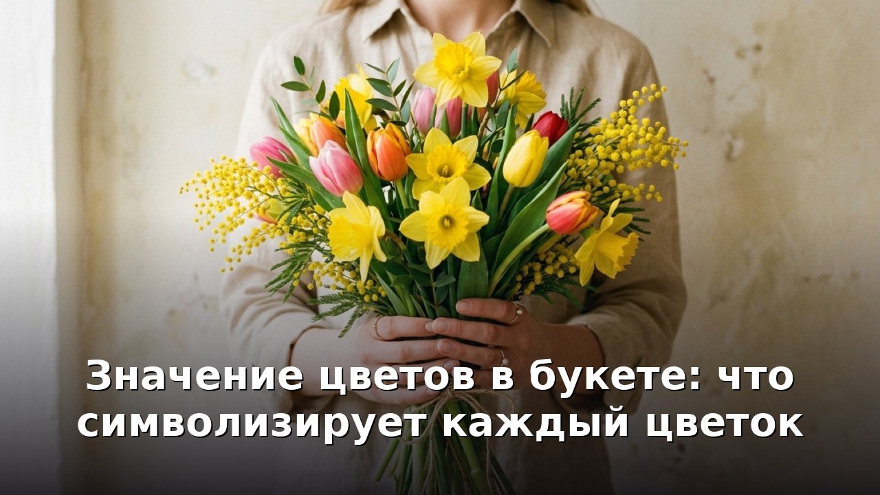 Значение цветов в букете: что символизирует каждый цветок
