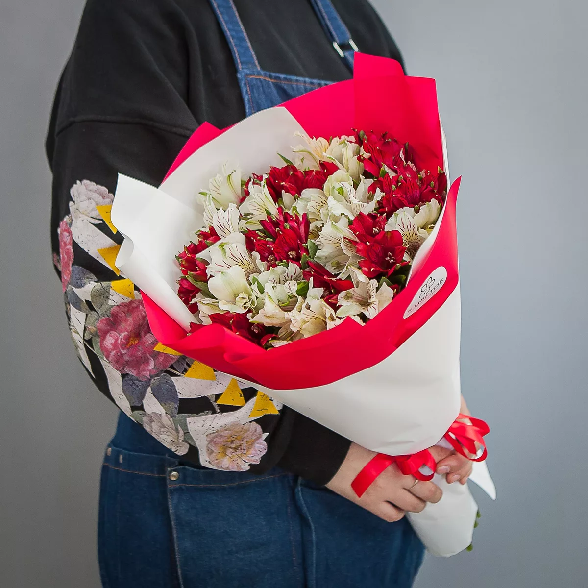 Bouquet of 15 alstroemerias mix