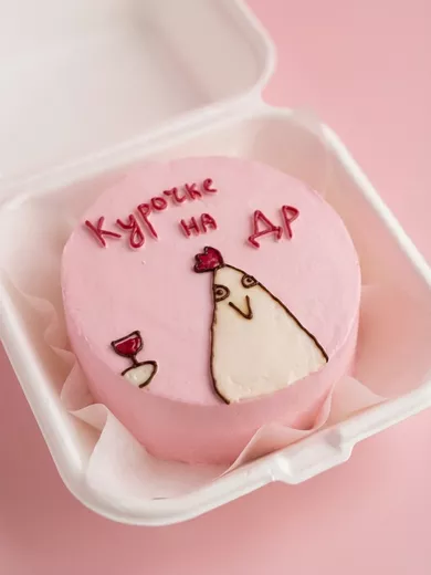 Бенто-торт "Курочка" 400г. - сникерс