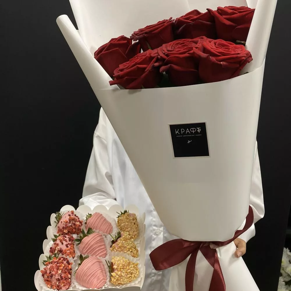 7 roses and 9 in