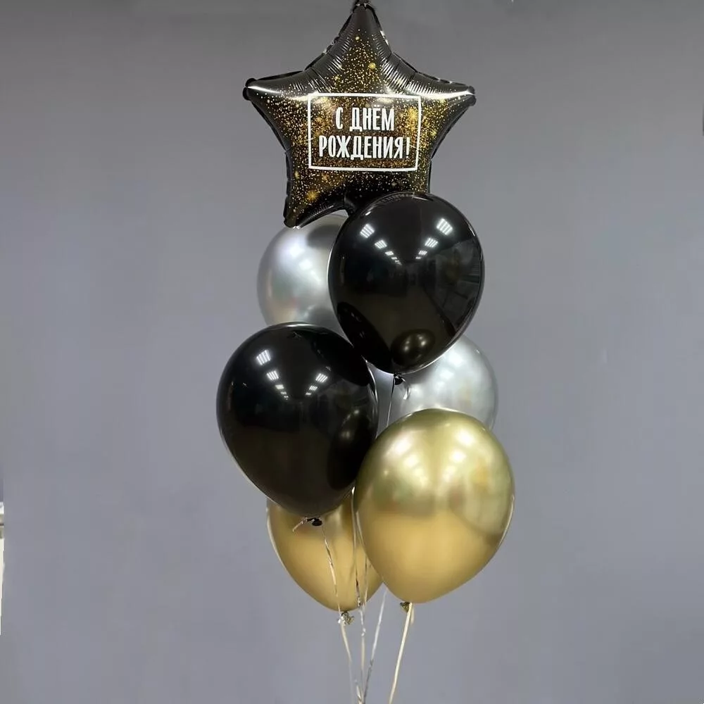 Fountain of 7 balloons with