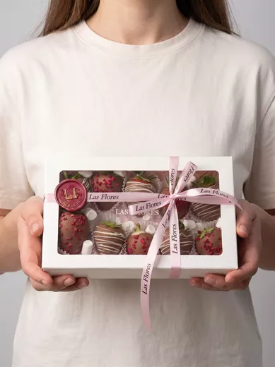 Клубника в бельгийском молочном шоколаде Callebaut