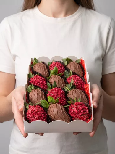 Клубника в шоколаде - Набор «Strawberry boom» (12 штук)