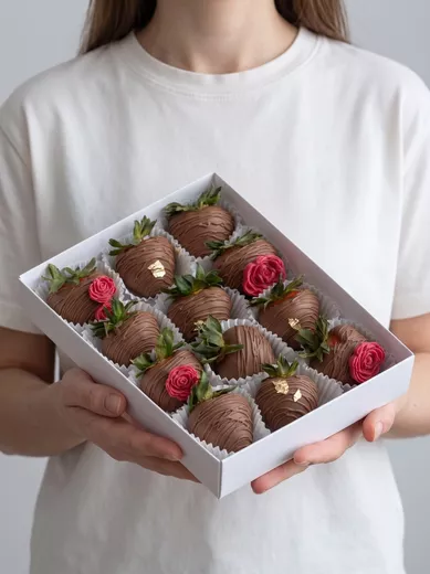 Клубника в шоколаде 12 штук