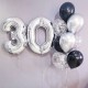 Фольгированный шар с гелием цифра "8"