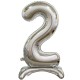 Фольгированный шар с гелием цифра "8"
