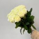 Букет цветов розы Белые 17 шт 60 см, красивый букет цветов, букет живых цветов, Россия