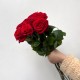 Букет из 9 красных роз высота 60 см, красивый букет роз букет живых цветов, Россия