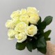 Букет из 11 белых роз 50 см, букет роз с днем рождения, букет живых цветов, Россия
