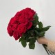 Букет из 27 красных роз, красивый букет цветов 60 см, букет живых цветов, Россия