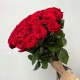 Букет из красных роз 39 шт, букет роз для любимой 60 см, букет живых цветов, Россия