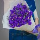 Букет из 51 синего ириса