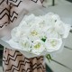 Букет из 15 белых пионов