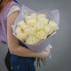 Букет из 15 белых роз