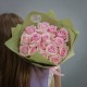 Букет из 15 нежно-розовых роз