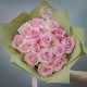Букет из 15 нежно-розовых роз