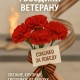 Живые цветы поштучно, гвоздики, красные, подарок для ветеранов