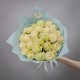 Букет из 25 белых роз, Эквадор 50 см