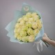 Букет из 25 белых роз, Эквадор 50 см