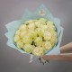 Букет из 25 белых роз, Эквадор 50 см