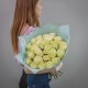 Букет из 25 белых роз, Эквадор 50 см