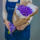 Букет из 19 синих ирисов