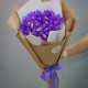 Букет из 19 синих ирисов