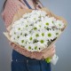 Букет из 9 кустовых хризантем в крафте