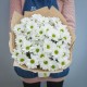 Букет из 9 кустовых хризантем в крафте